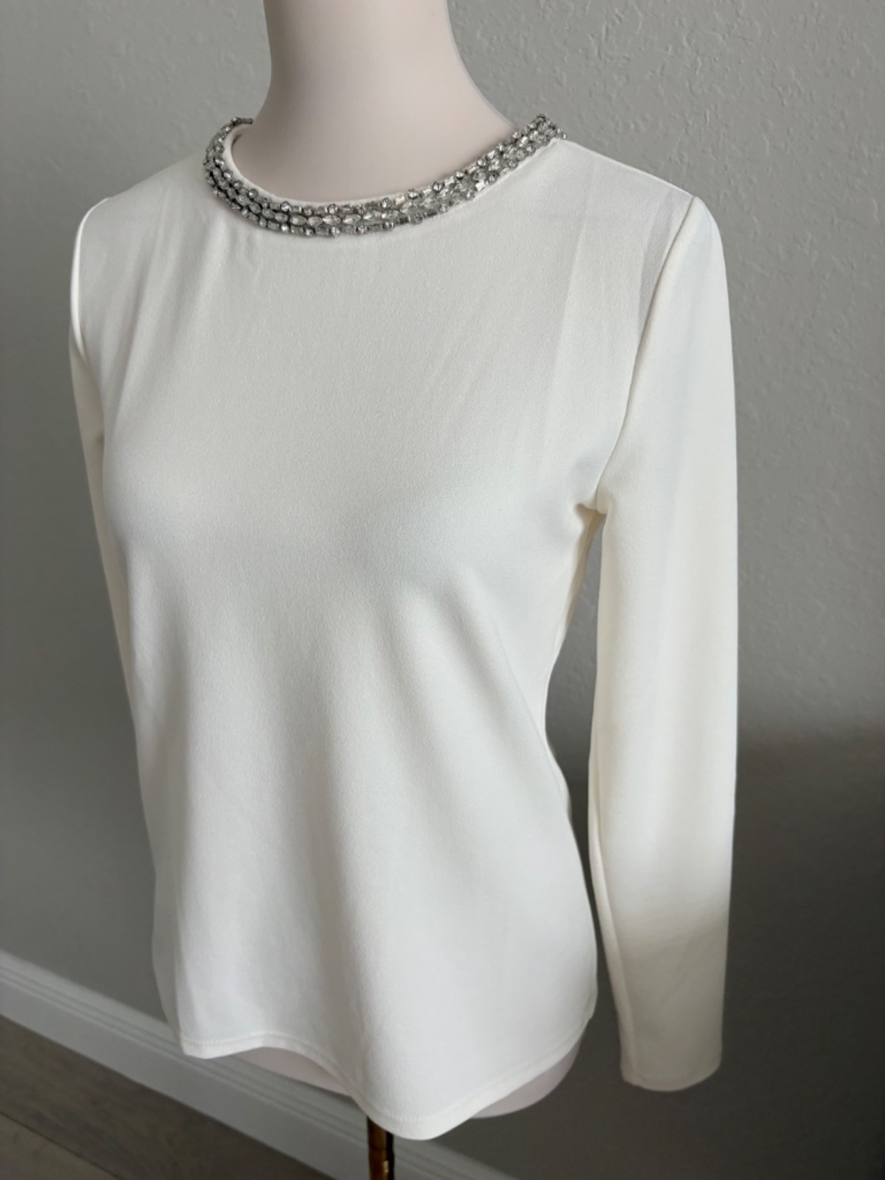 NWT Ann Taylor Embellished Blouse - Picture 2 of 5